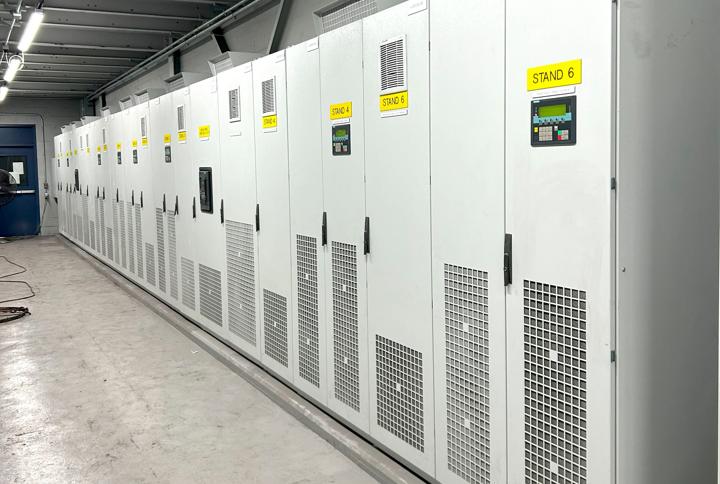 Primetals Technologies upgraded 16 DC drives for Sterling Steel’s rolling mill stands.