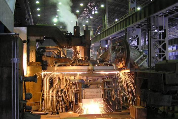 The electric arc furnace of N.T.S. Steel Group Public Company Limited