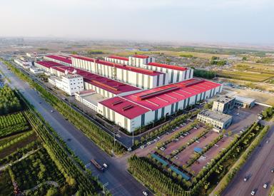 Aerial view of HBIS Tangsteel in China