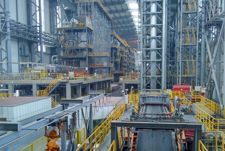 galvanizing line supplied by Primetals Technologies