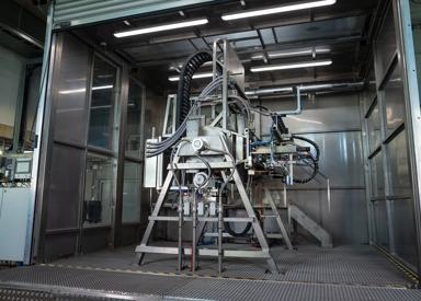 The new heat transfer test facility from Primetals Technologies allows for optimization of industrial cooling systems. 