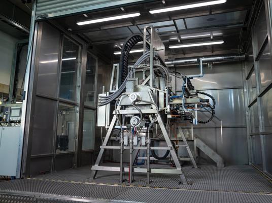 The new heat transfer test facility from Primetals Technologies allows for optimization of industrial cooling systems. 