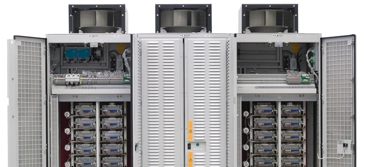 Sinamics SL 150 cycloconverter (photo: Siemens AG)