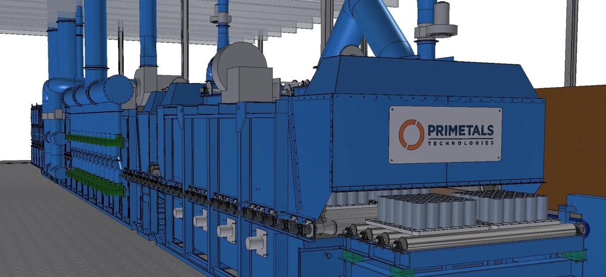 Lamination Annealing, Roller Hearth Furnace from Primetals Technologies