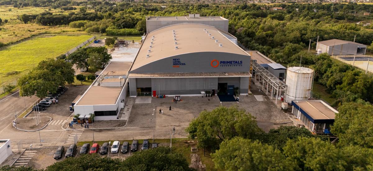 Primetals Technologies new cutting-edge service workshop in Santa Cruz, Rio de Janeiro. 