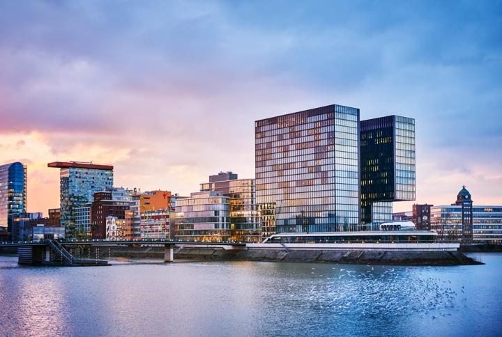 Skyline of Düsseldorf, Germany