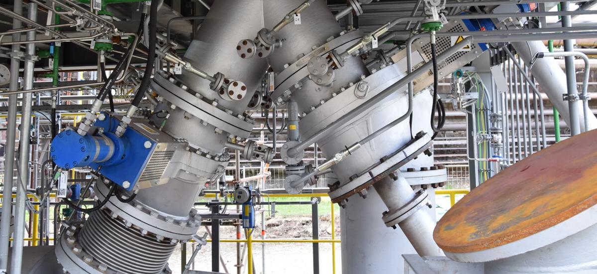 Material distribution of the HYFOR®-pilot plant