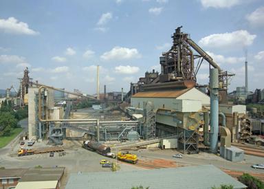 Blast furnace 4, of ROGESA Roheisengesellschaft Saar mbH