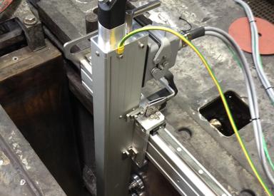 Automatic thermocouple checker at continous casting mold