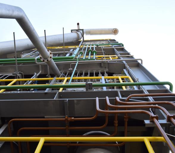 Supply-pipings of the HYFOR® test plant in Leoben, Austria