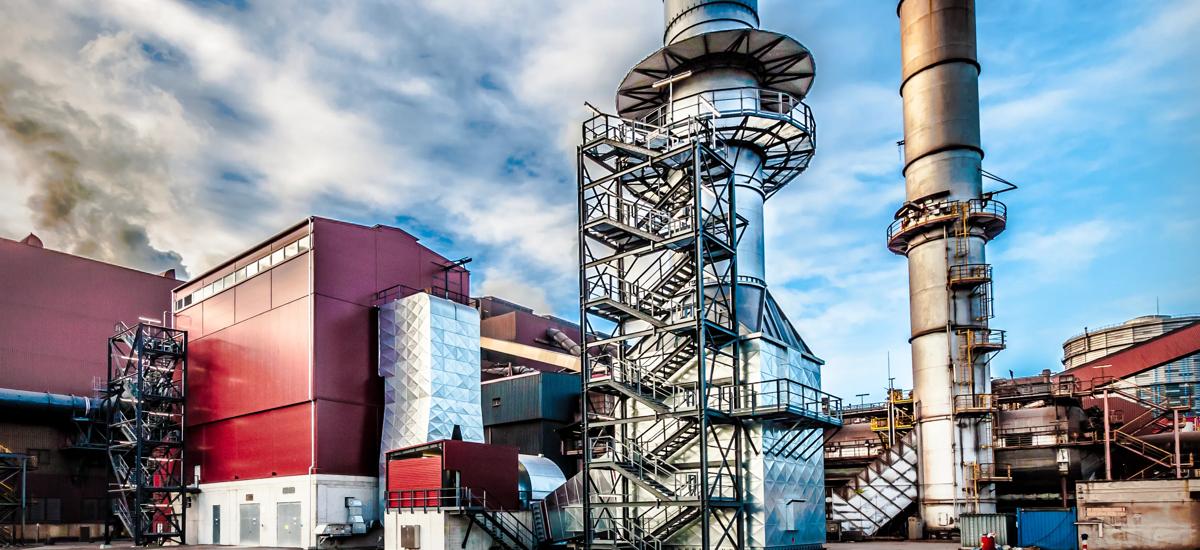 Outdoor systems of the new Primetals Technologies secondary dedusting system at voestalpine Stahl Gmbh in Linz, Austria. It achieves a clean gas dust content of less than one milligram per standard cubic meter (photo: voestalpine).