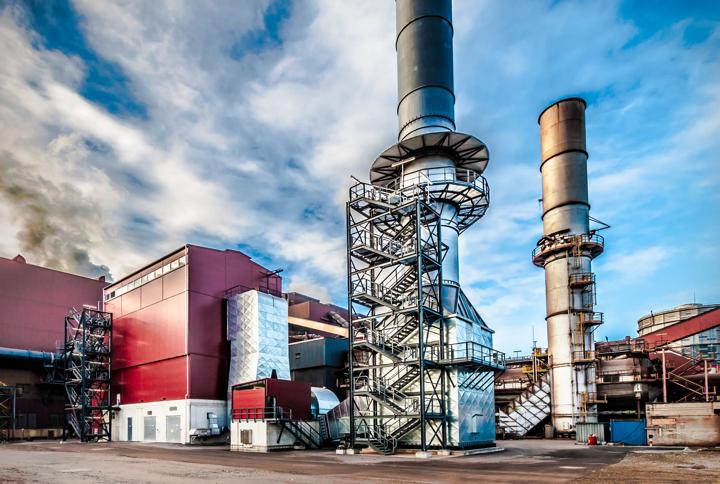 Outdoor systems of the new Primetals Technologies secondary dedusting system at voestalpine Stahl Gmbh