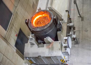 Automatic gas coupling system at ladle