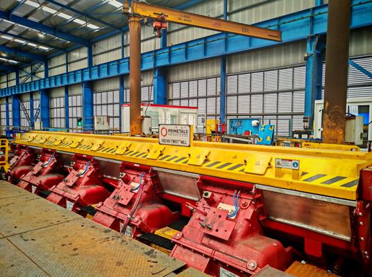 Newly installed Morgan Vee No-Twist Mill from Primetals Technologies at Celsa France’s wire rod mill