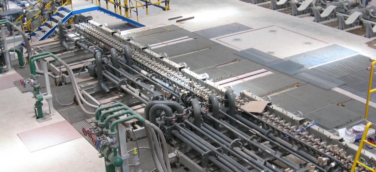 The inline PQS quenching system from Primetals Technologies gives bars a tempered martensitic case and a ferritic-pearlitic core.