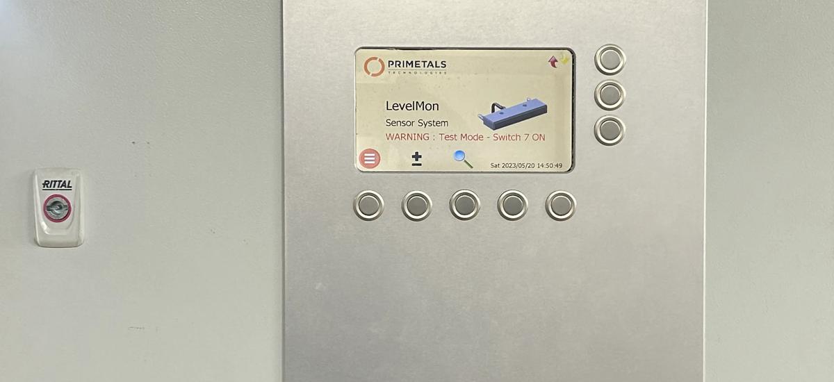 Control panel of software LevMon