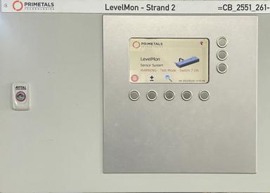 Control panel of software LevMon