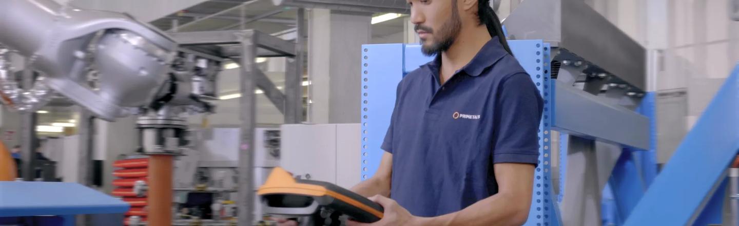 Image of a maintenance engineer at work