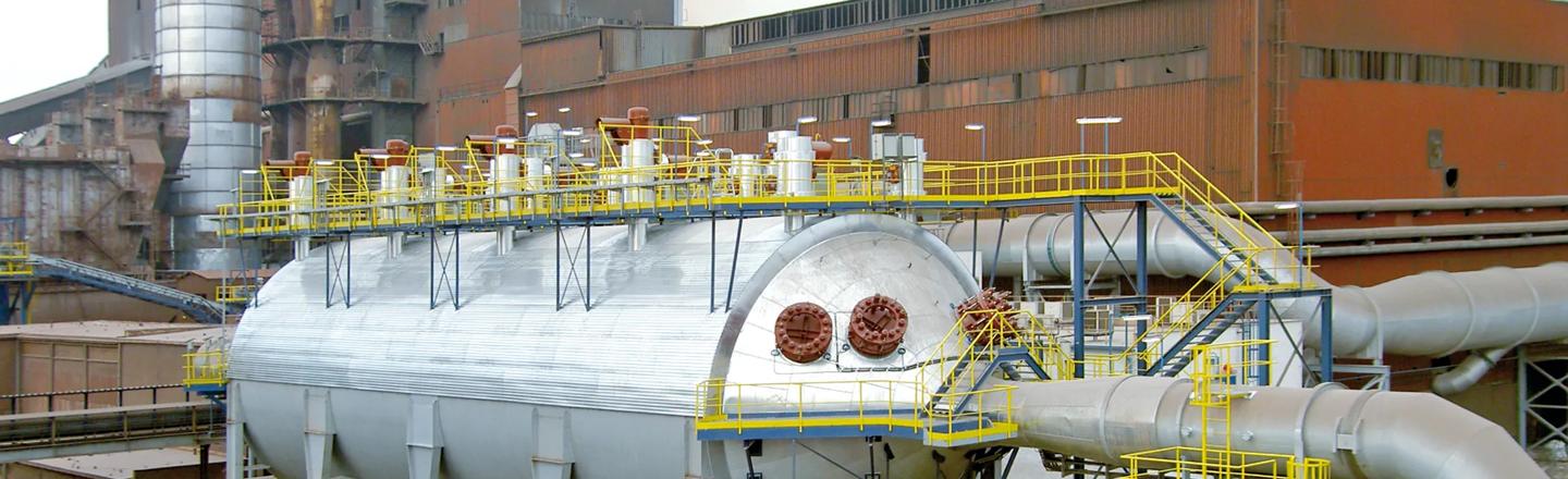 Primary dry dedusting electric precipitator for LD converters (BOF)