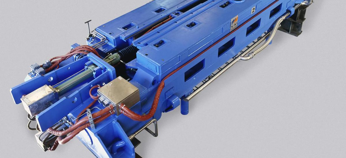 Photo of a continuous caster mold