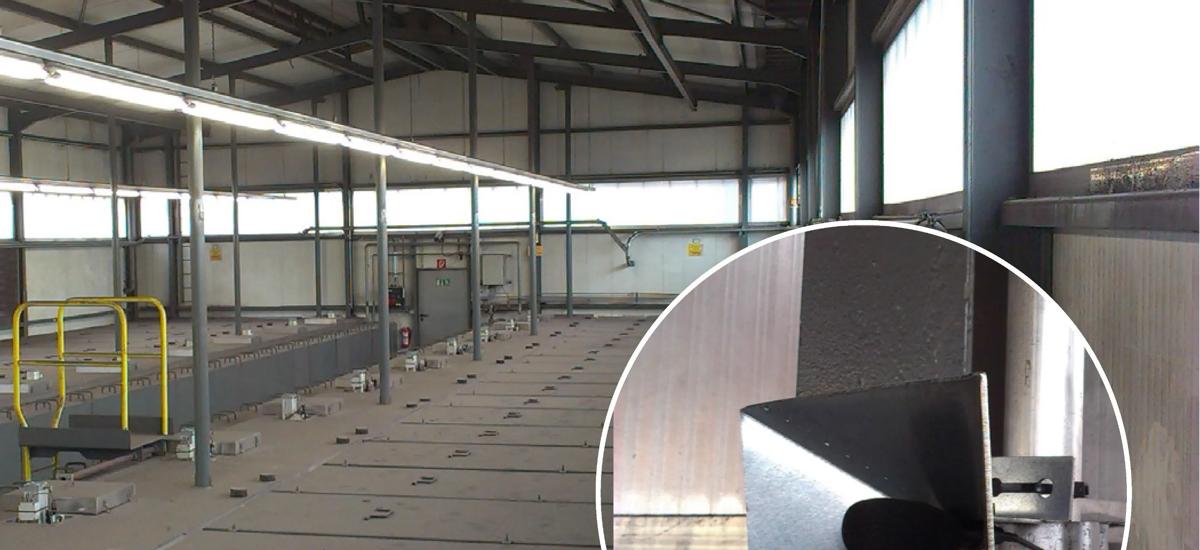 Bag filter housing and industrial microphone. Acoustic Expert measures and analyzes the sound spectrum to facilitate a condition-based maintenance strategy.