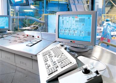 Automation pulpit at galvanizing line