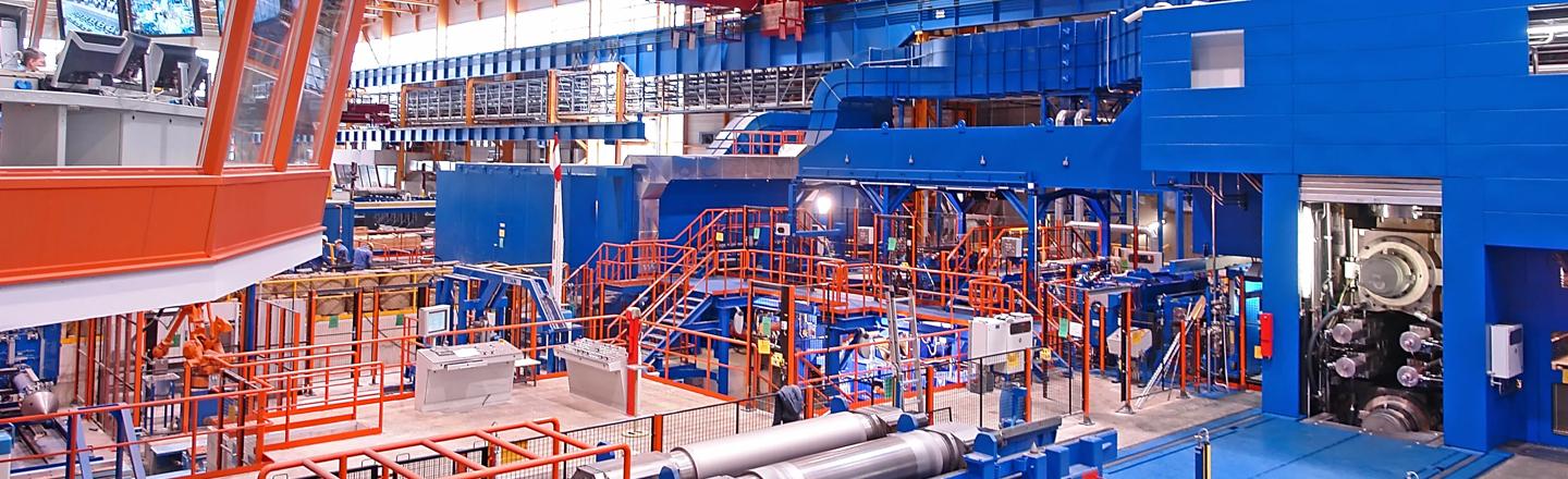 cold rolling mill control room