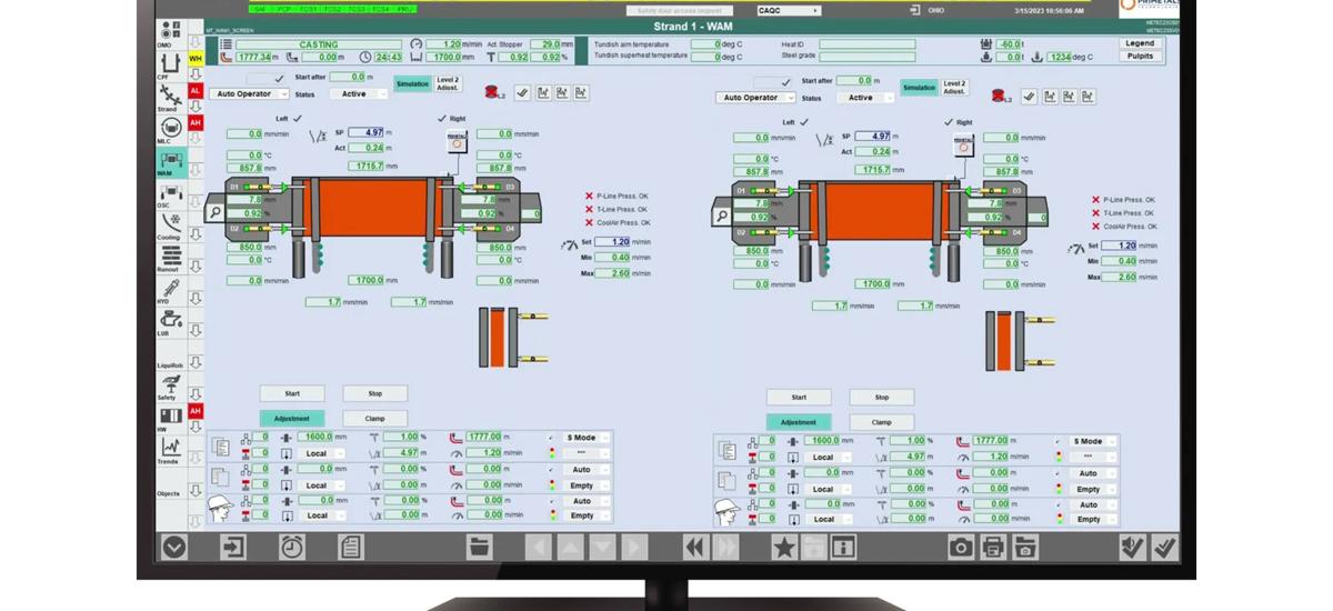 Monitor with DynaWidth software