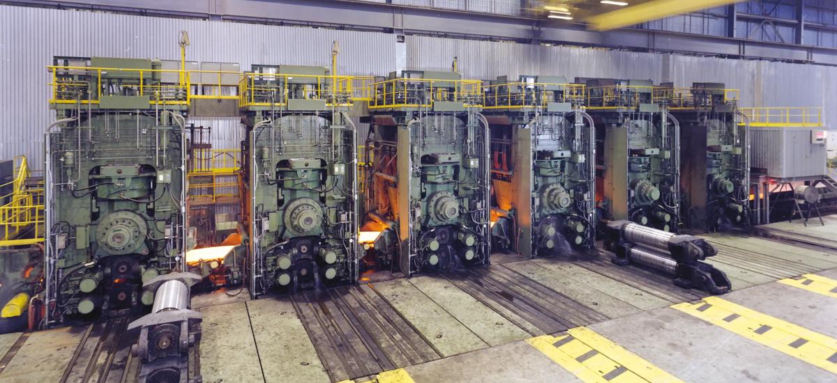 Image of 6 stand hot strip mill