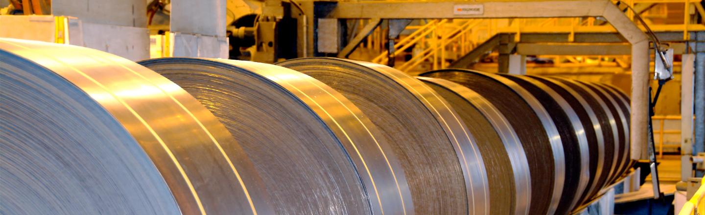Transport line of coils