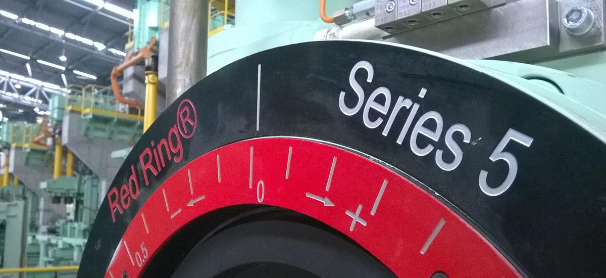 Series 5 Red Ring rolling stand from Primetals Technologies. Two of these stands were installed on the roughing train of the bar mill of Hennigsdorfer Elektrostahlwerke GmbH (H.E.S)