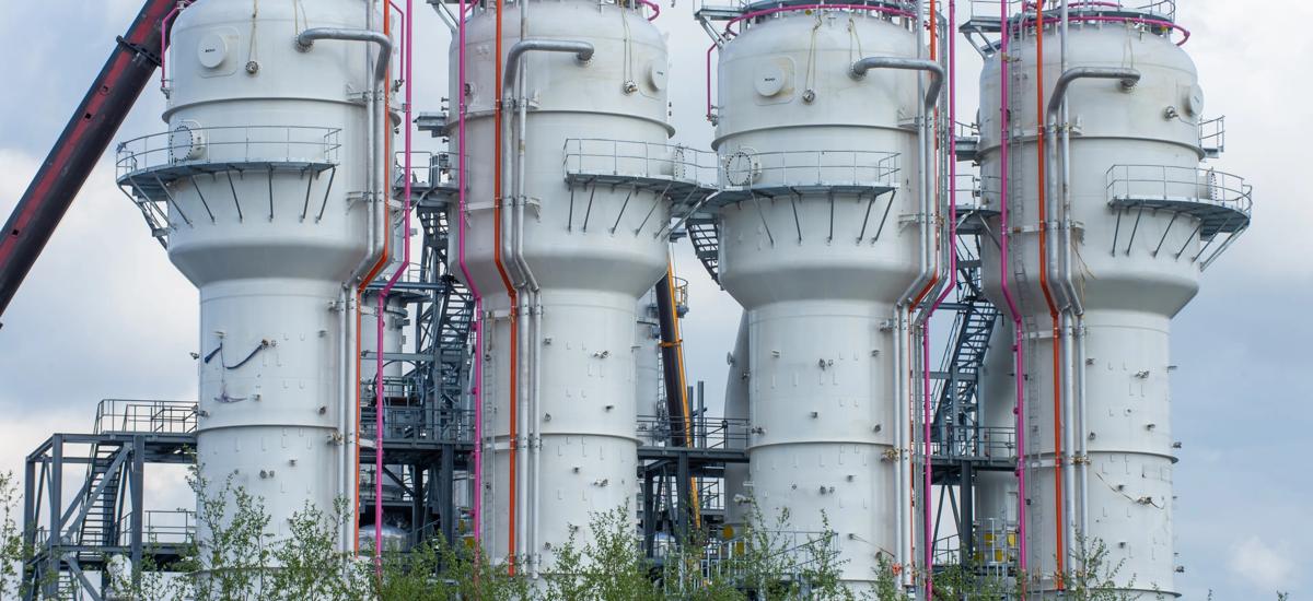 Steelanol plant in Ghent, Belgium