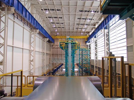One of the two hot-dip galvanizing lines that Primetals Technologies is modernizing on behalf of voestalpine.