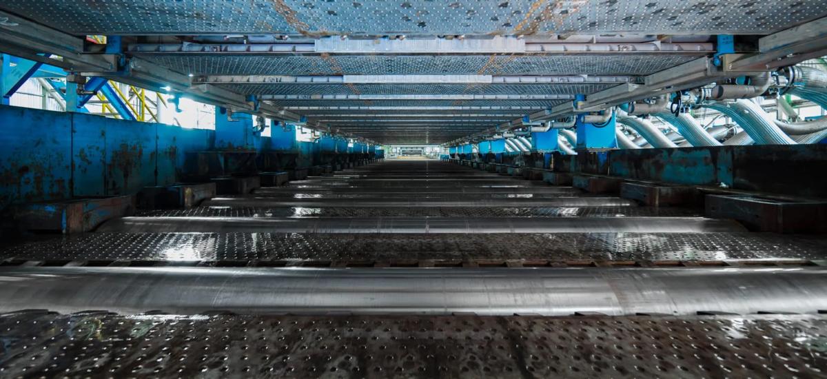 A view down the internal length of the MULPIC