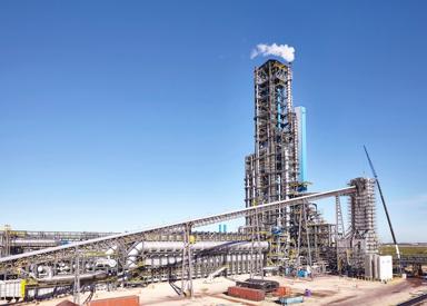 Midrex direct reduction HBI plant