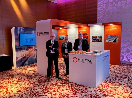 Primetals Technologies booth at Breakthrough Technology Conference 2025