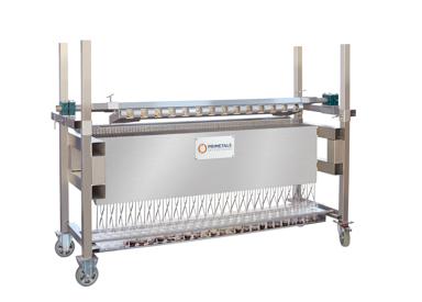 rendering of a minimum quantitiy lubrication system for cold rolling mills