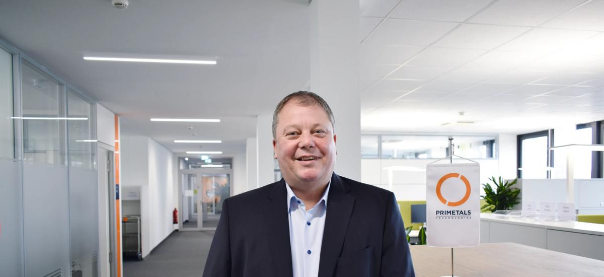 Rolf Riedle, CEO of Primetals Technologies Germany