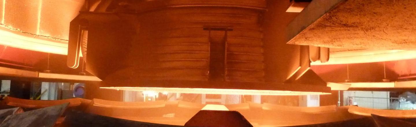Vacuum tank degassing plant (VD plant)