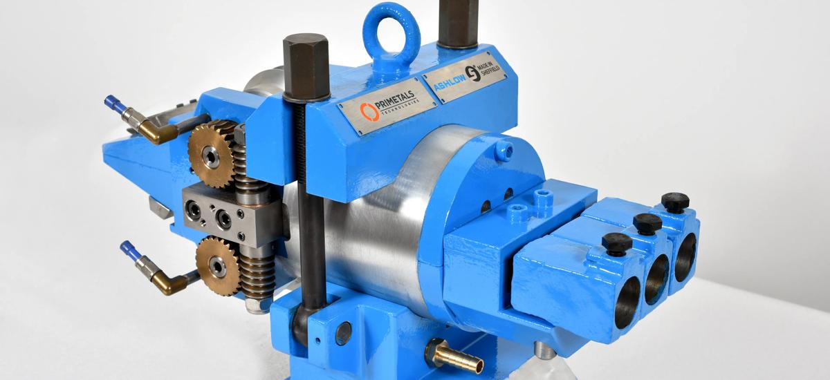 Front view of an Ashlow SLF 3-slitting guide