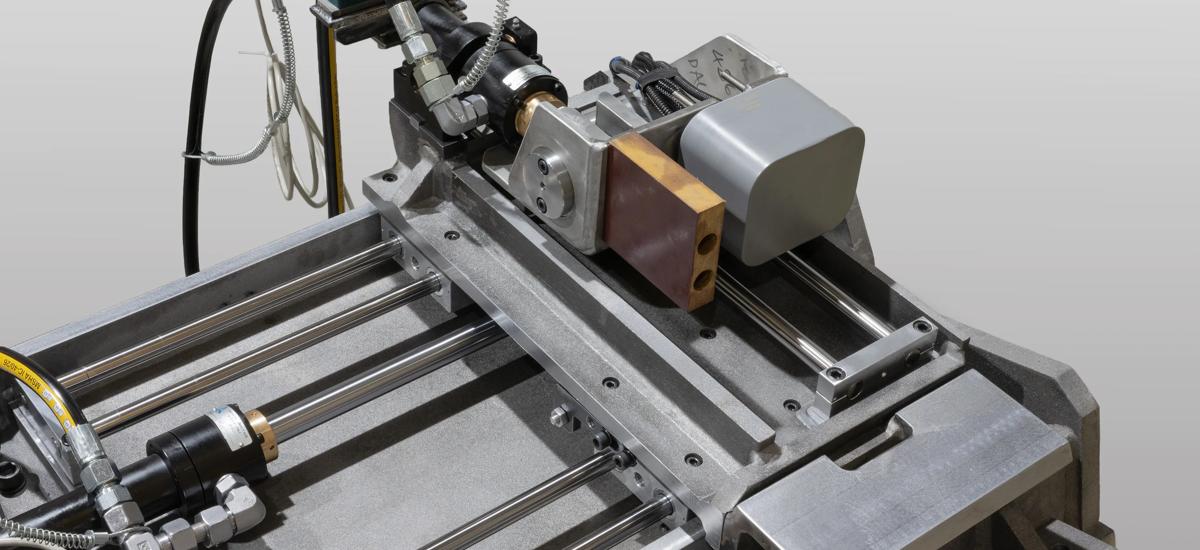 close-up of the inductors