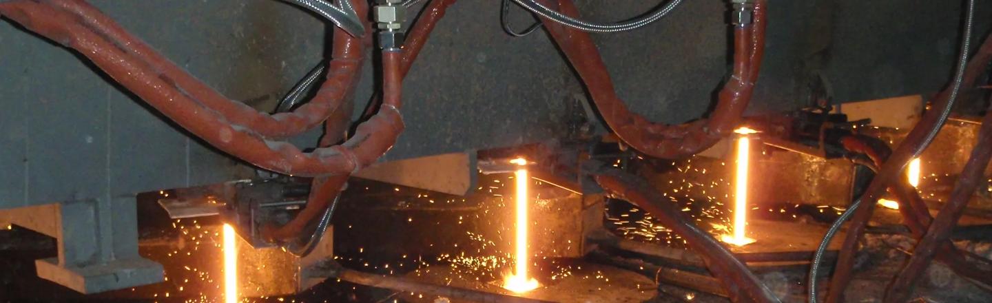  6-strand billet caster mold