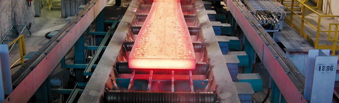 Slab caster mold