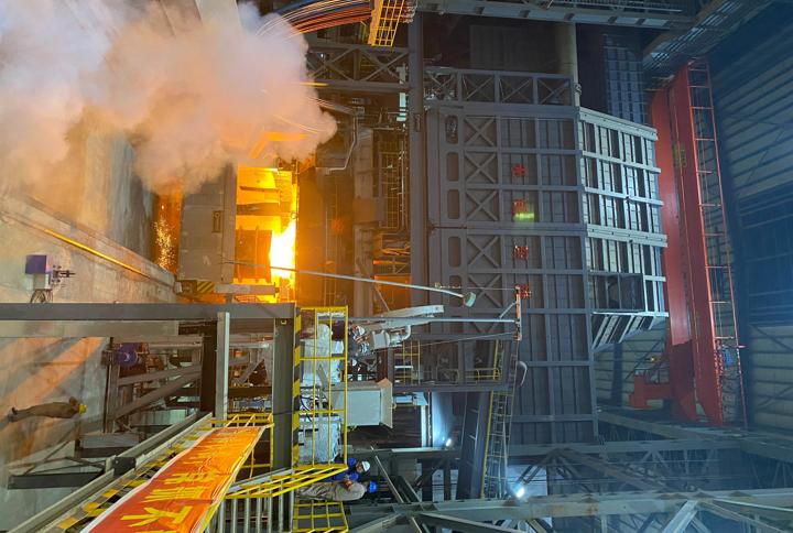 EAF Quantum with doghouse for highest environmental standards at Guilin Pinggang, China