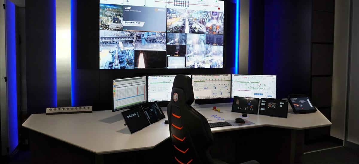 The Central Operation Cockpit (COC) from Primetals Technologies is a ground-breaking concept that enables one single operator to run a whole plant.