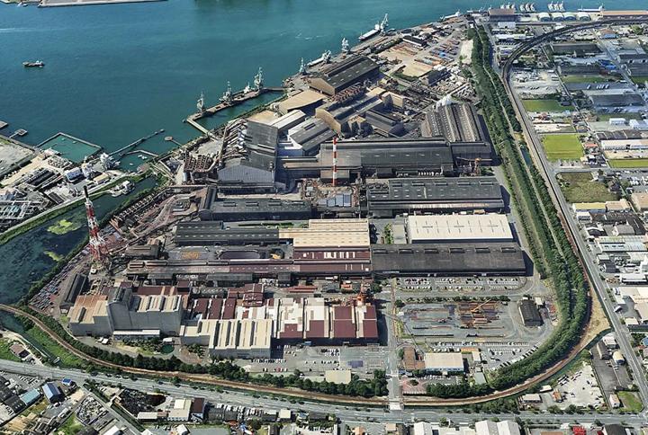 Panoramic view of Tokyo Steel's Okayama Works - Primetals Technologies will upgrade the hot-dip galvanizing line at the Okayama site. Copyright: Tokyo Steel 