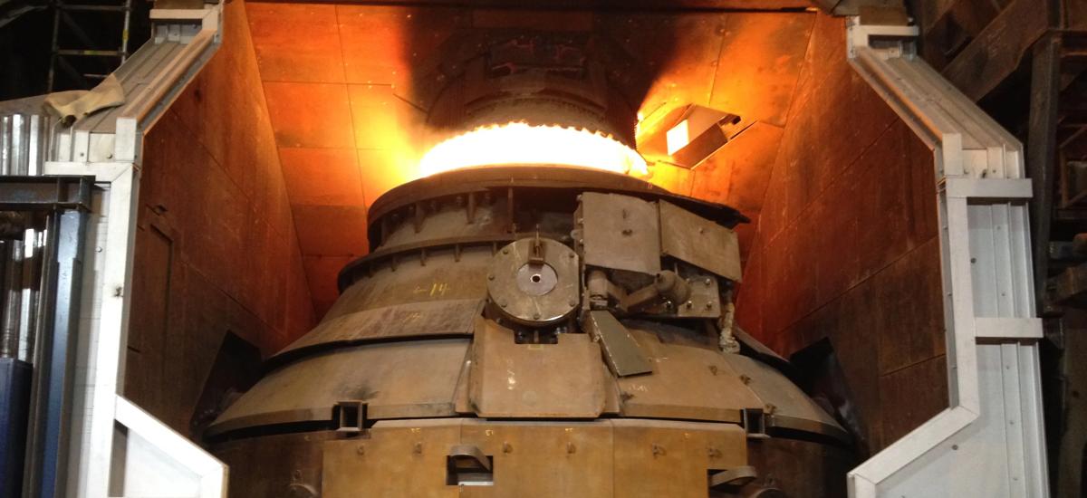 LD (BOF) converter supplied by Primetals Technologies at the Finnish Raahe works of SSAB Europe Oy 
