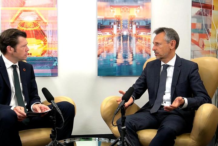 Image of the Pioneers Talk host and interviewee Dr. Alexander Fleischanderl