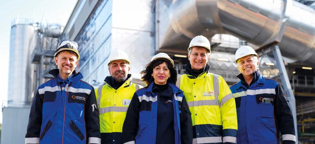 The MEROS project team for Taranto (left to right): Dr. Alexander Fleischanderl, Angelo Cavallo, Dr. Maria Fedele, Marco Gratti, Dr. Vitantonio Paradiso