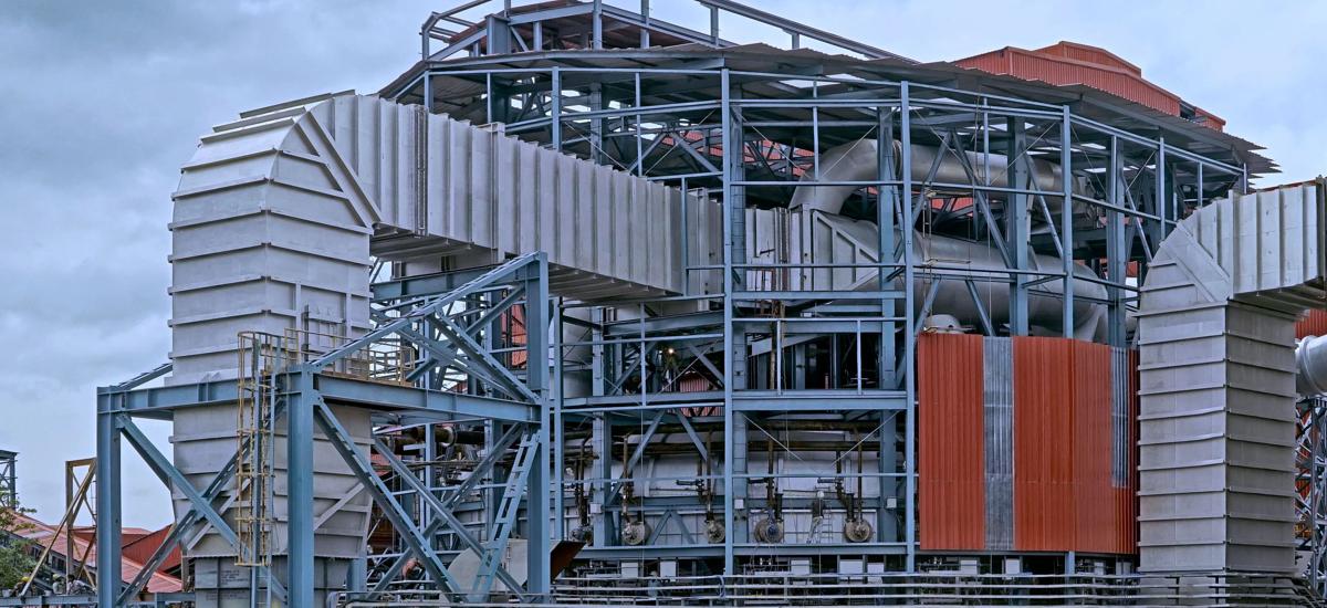 Induration furnace of a Circular Pelletizing Plant (CPT) in India